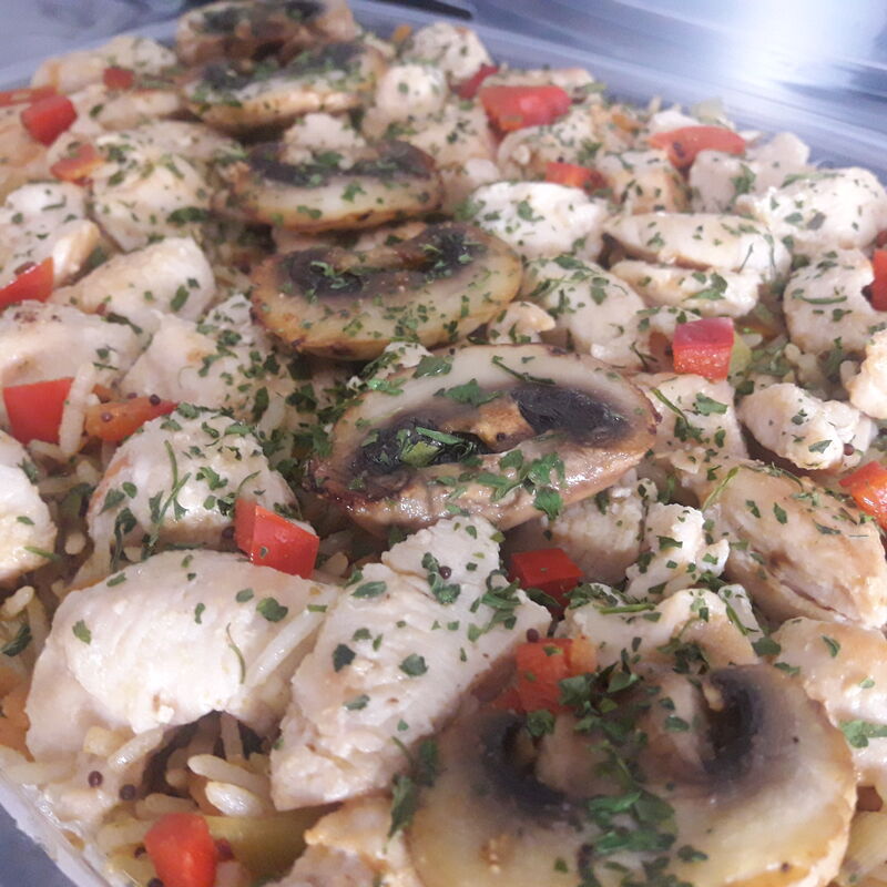 Fast Biryanis e WOK indonésios
(Vegetariano, frango ou camarão)