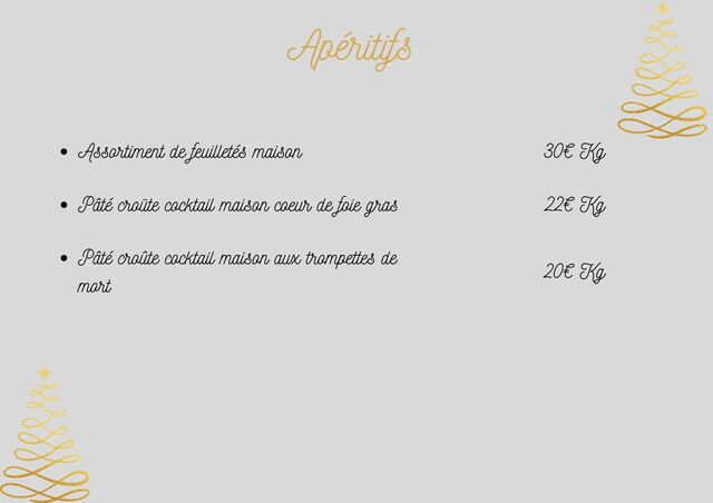 APERITIFS NOEL 2023