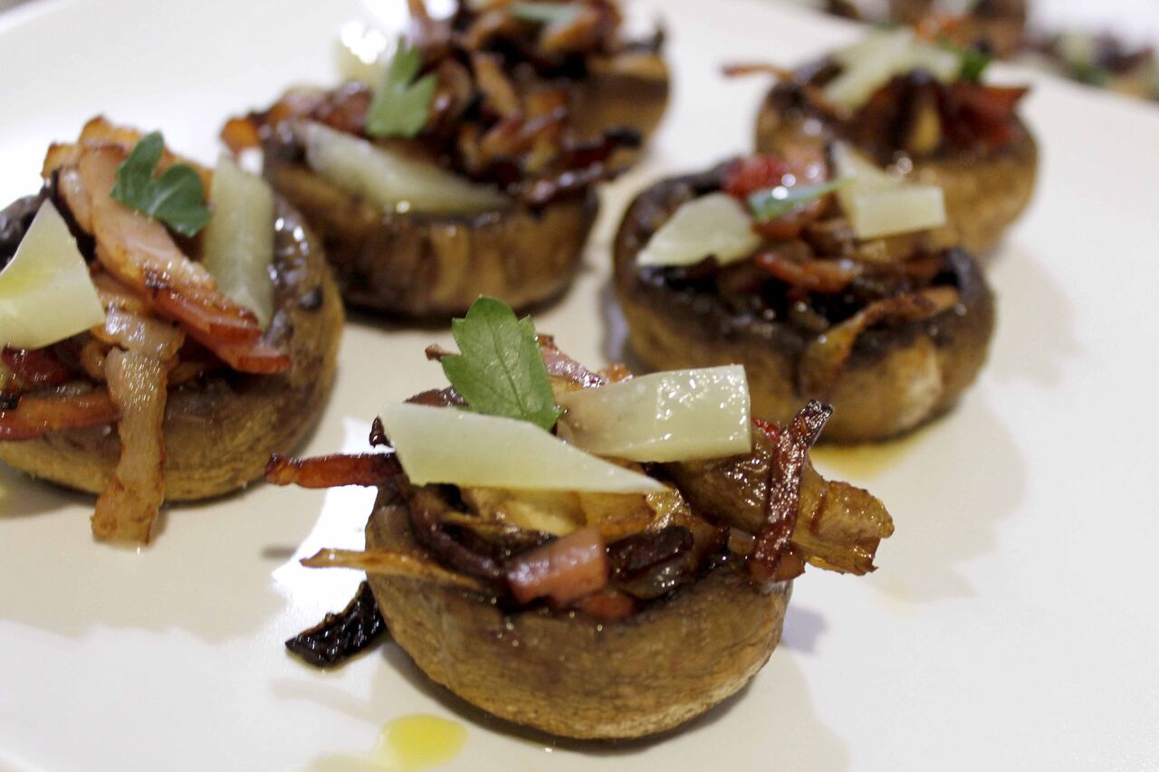 Champiñones rellenos 