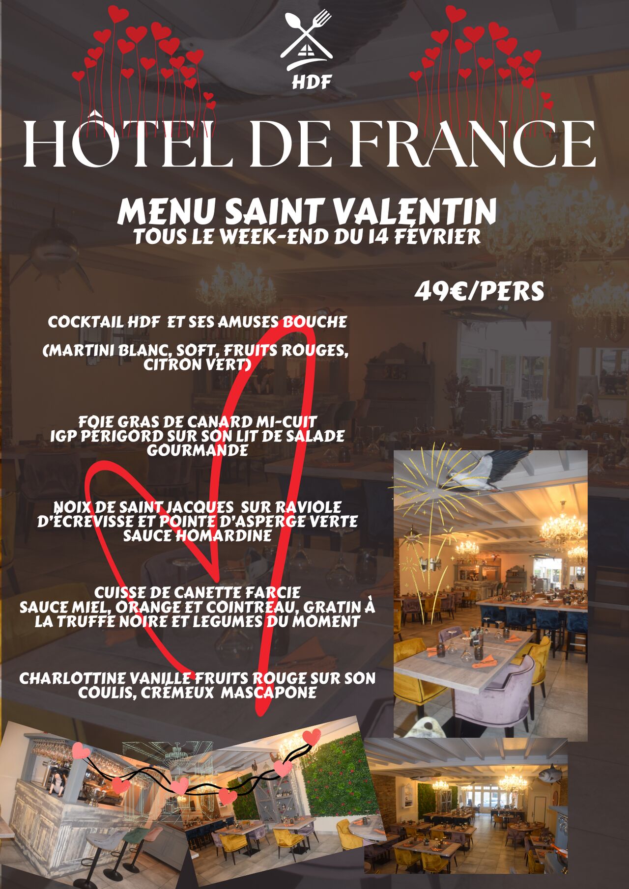 Menu Saint Valentin 2026