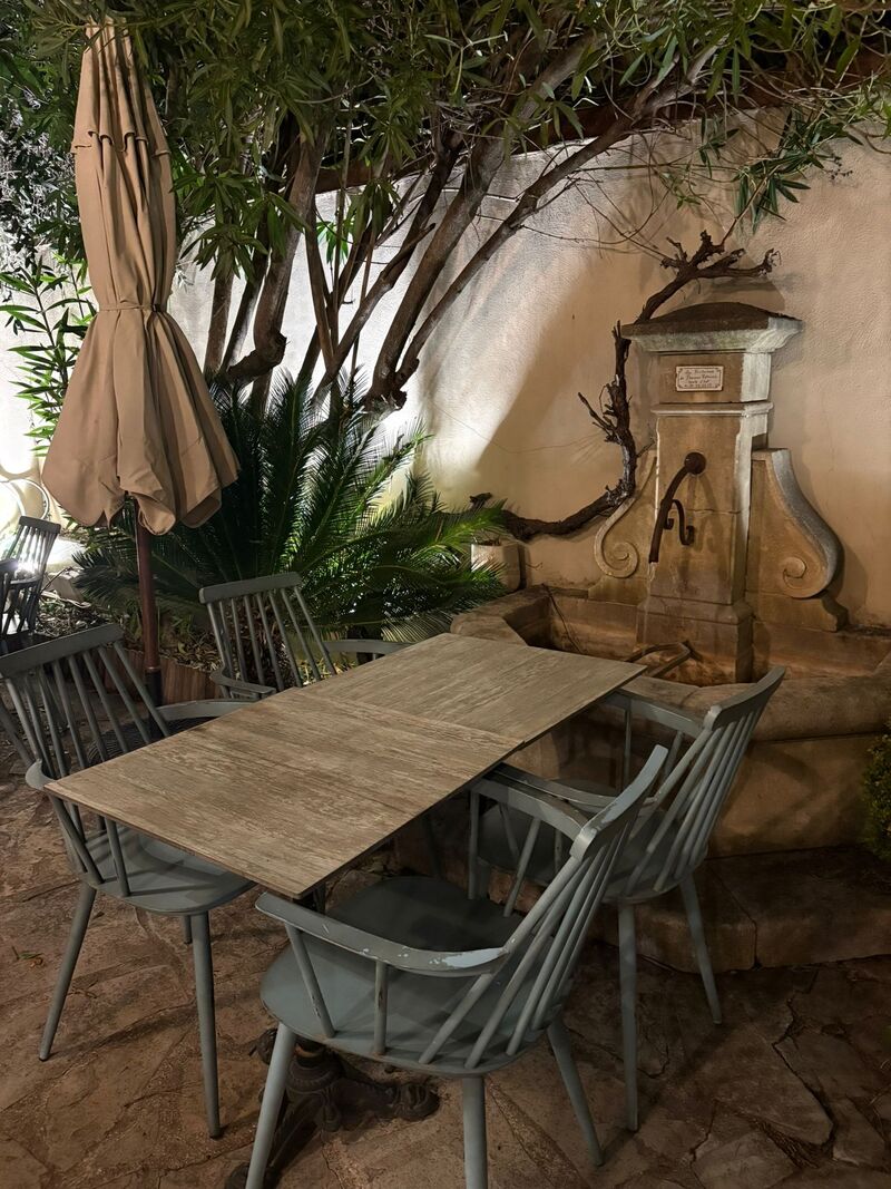 Terrasse arborée 