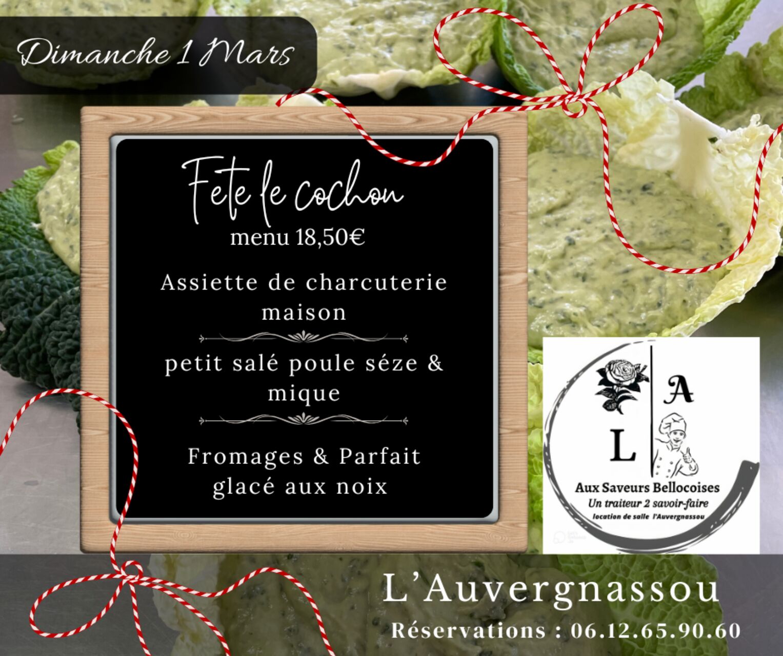 le 1 Mars restaurant l'Auvergnassou au midi