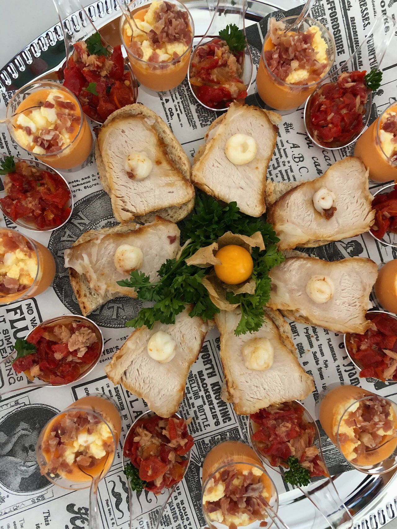 Aperitivos variados