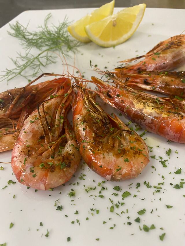 Gamberoni alla griglia