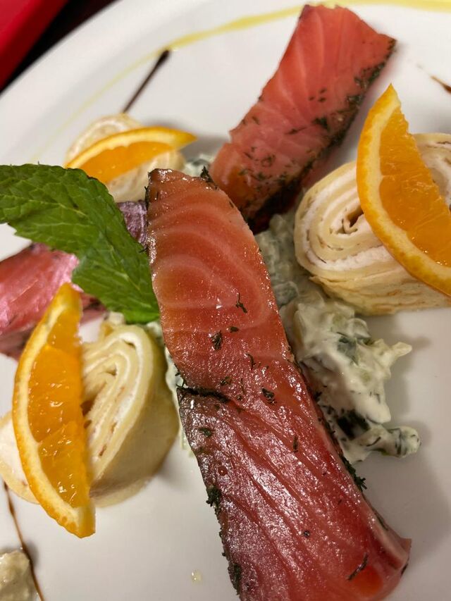 SAUMON SAUVAGE D’ÉCOSSE MARINE à L'ANETH PAR NOS SOINS 