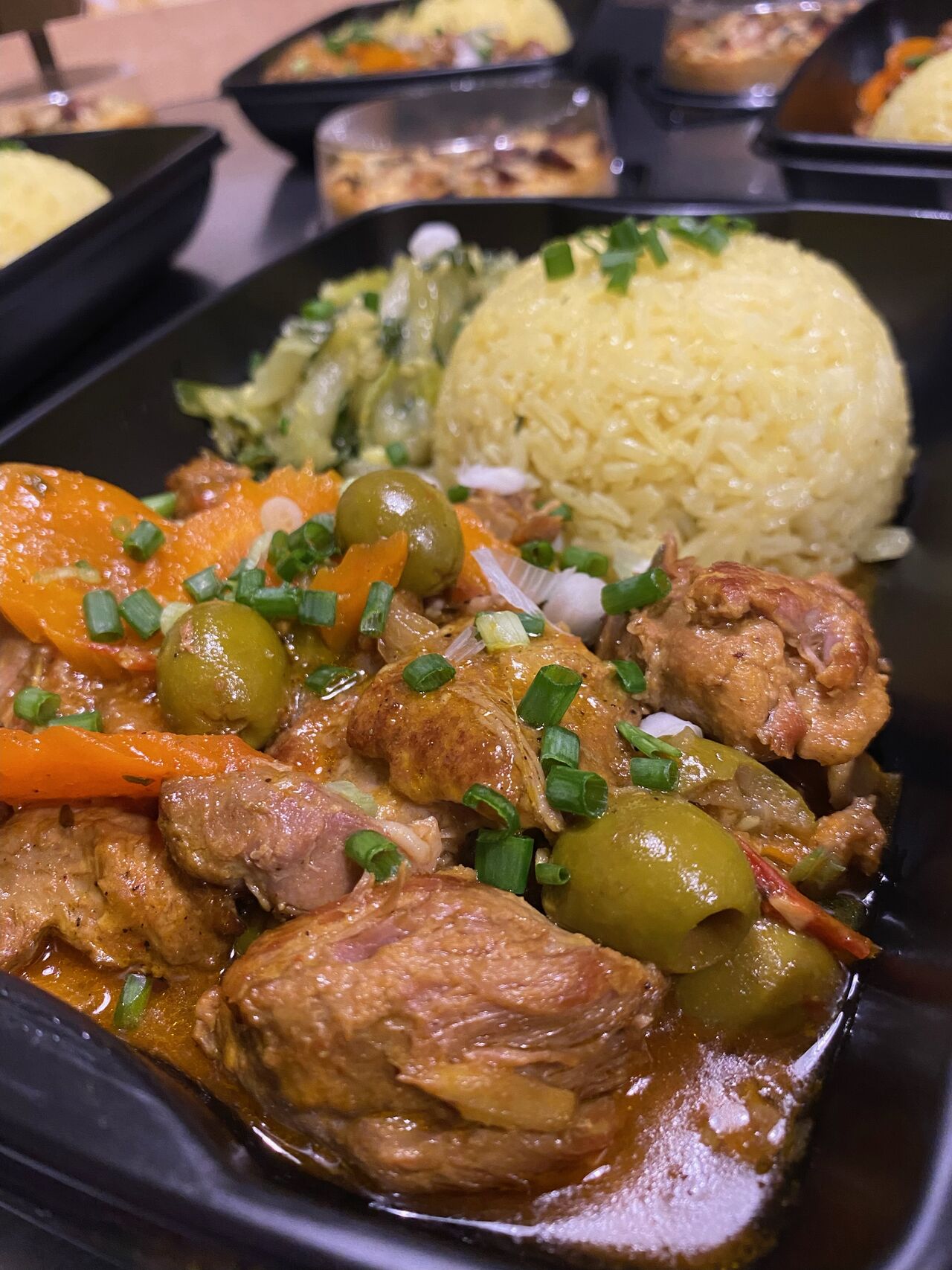 Cari de canard aux olives