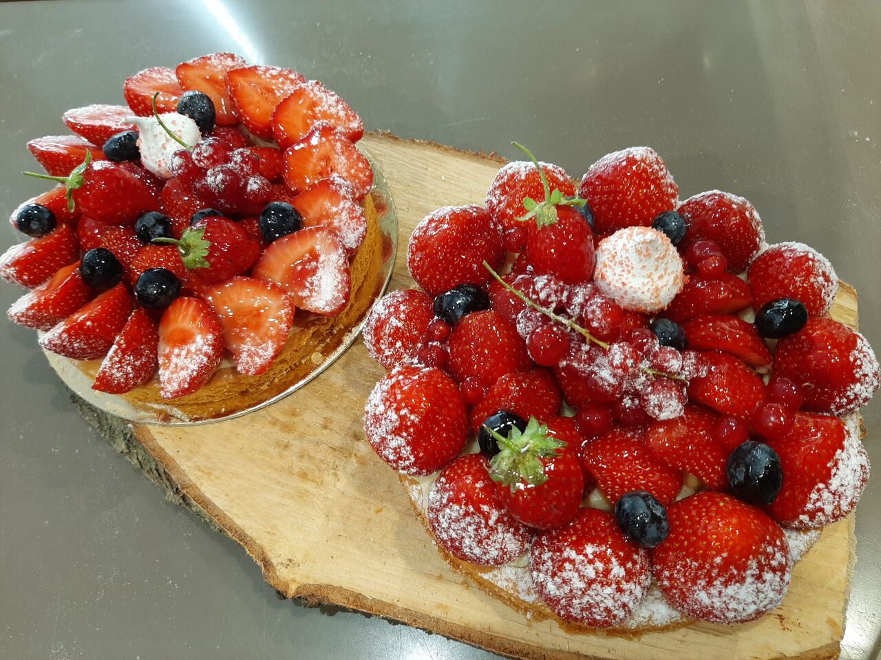 Les tartes aux fraises. 