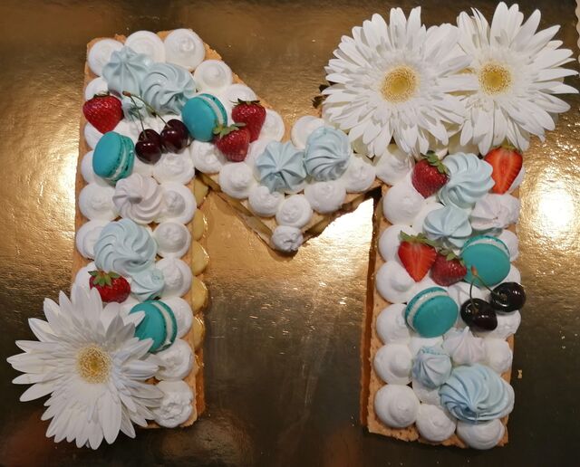 La nostra torta per il Battesimo di Michelangelo