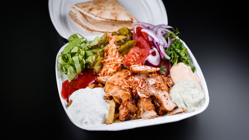 Shaorma farfurie pui