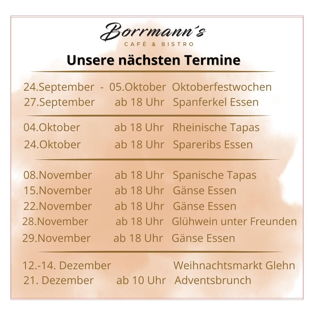 Herbst Winter Events 2025