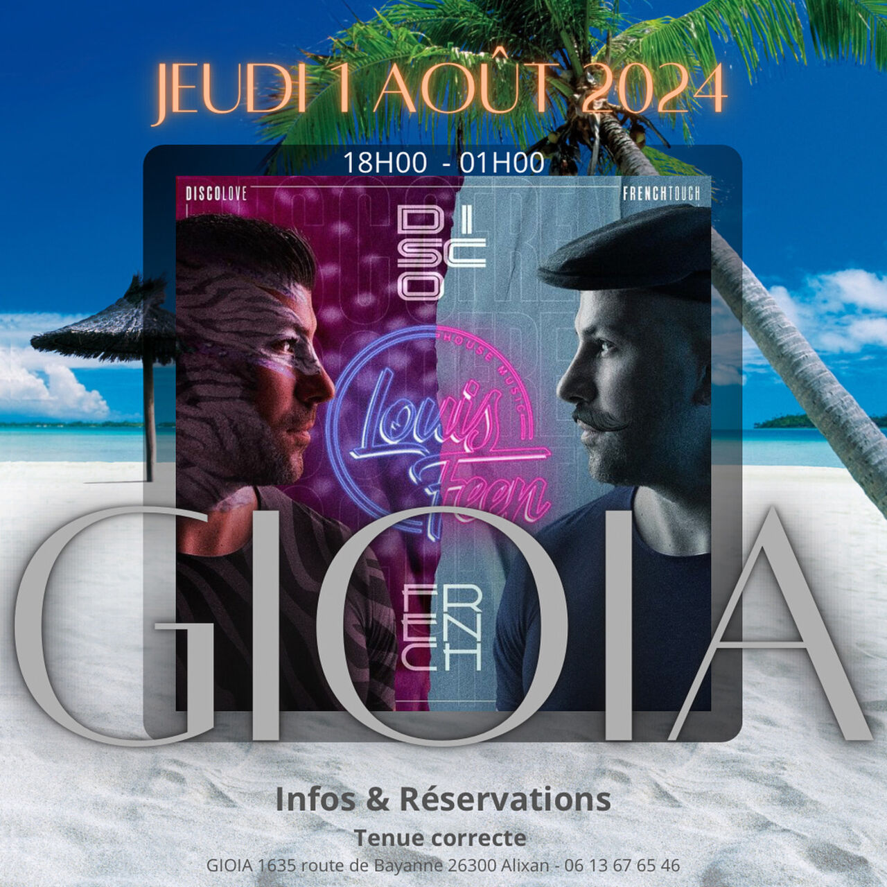 Soirée Disco French by « GIOIA »