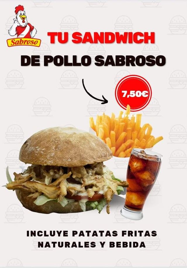 Sandwich de pollo