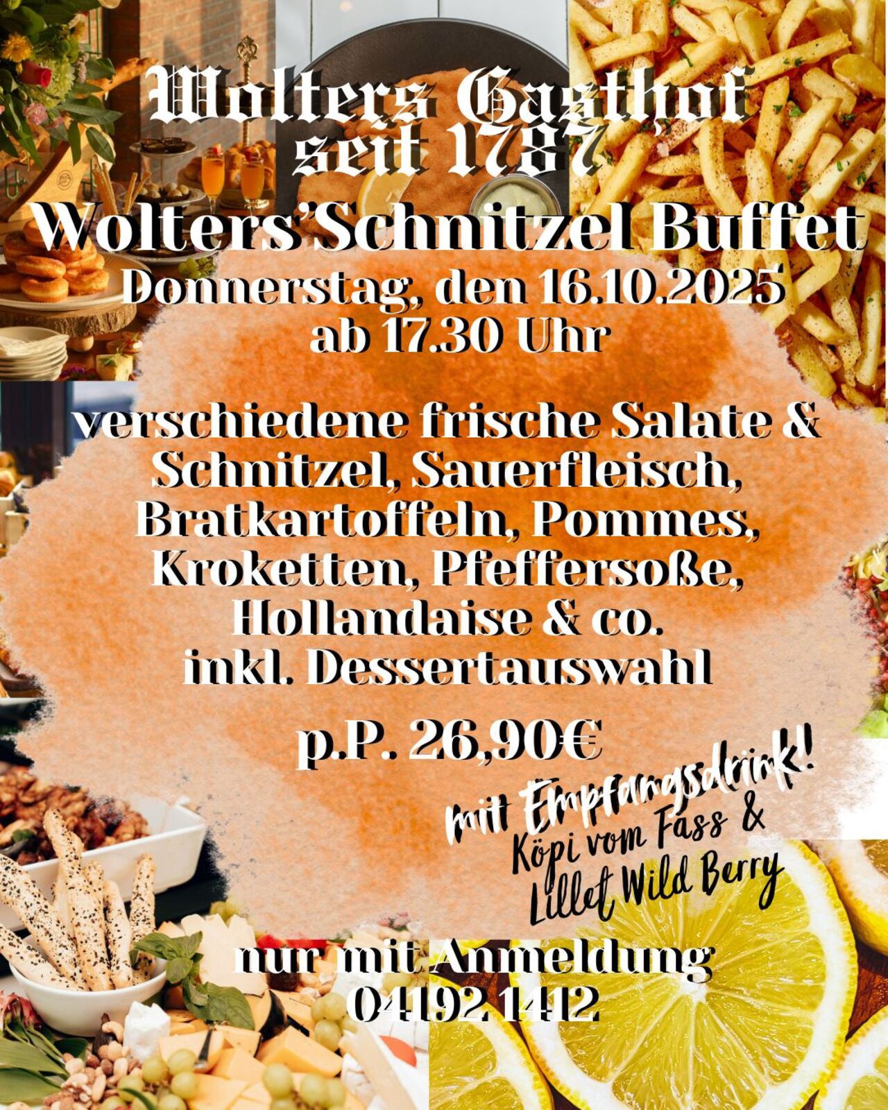 16.10. - Wolters Schnitzel Buffet