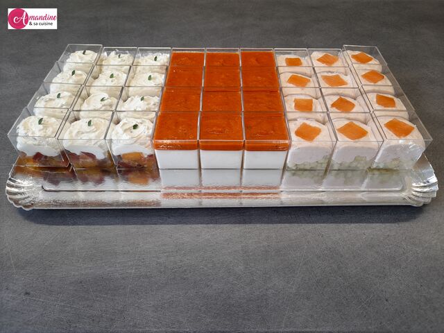 Assortiment de verrines salées