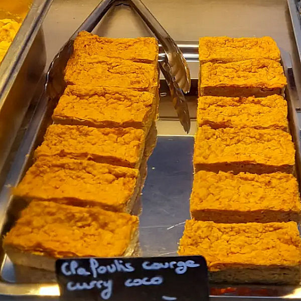 Clafoutis carotte curry coco