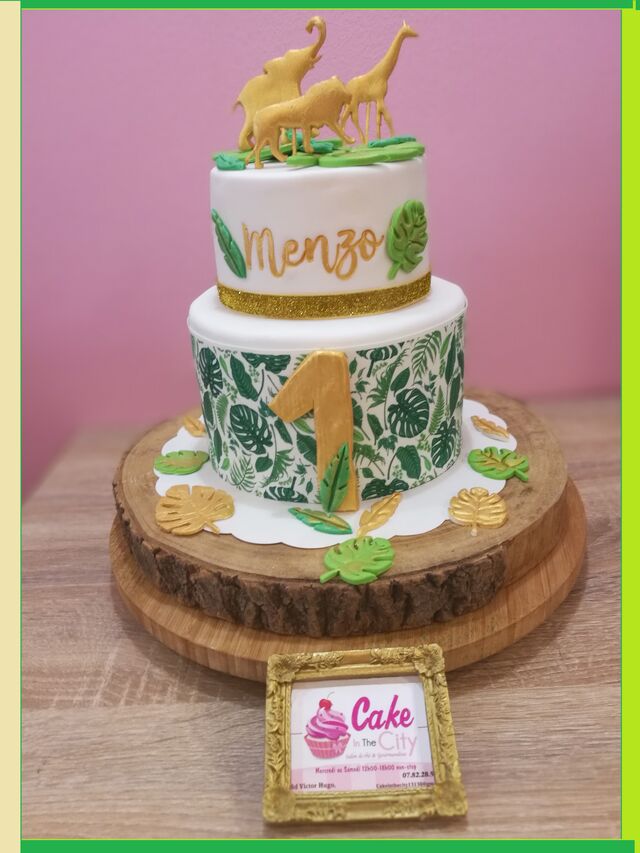 Tower Cake thème Jungle