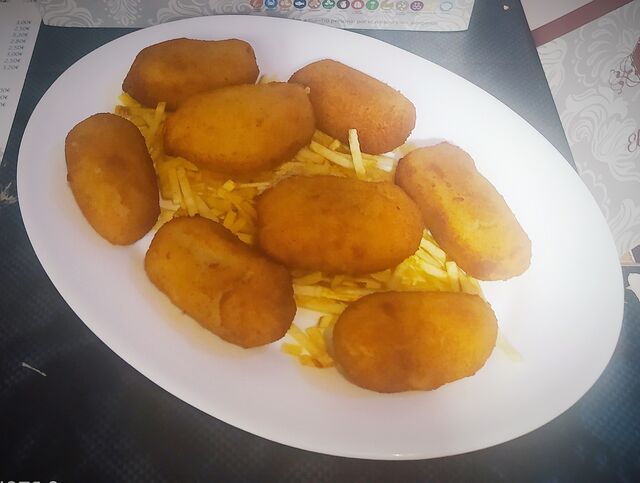 Croquetas caseras de Lomo en Manteca (sin lactosa)