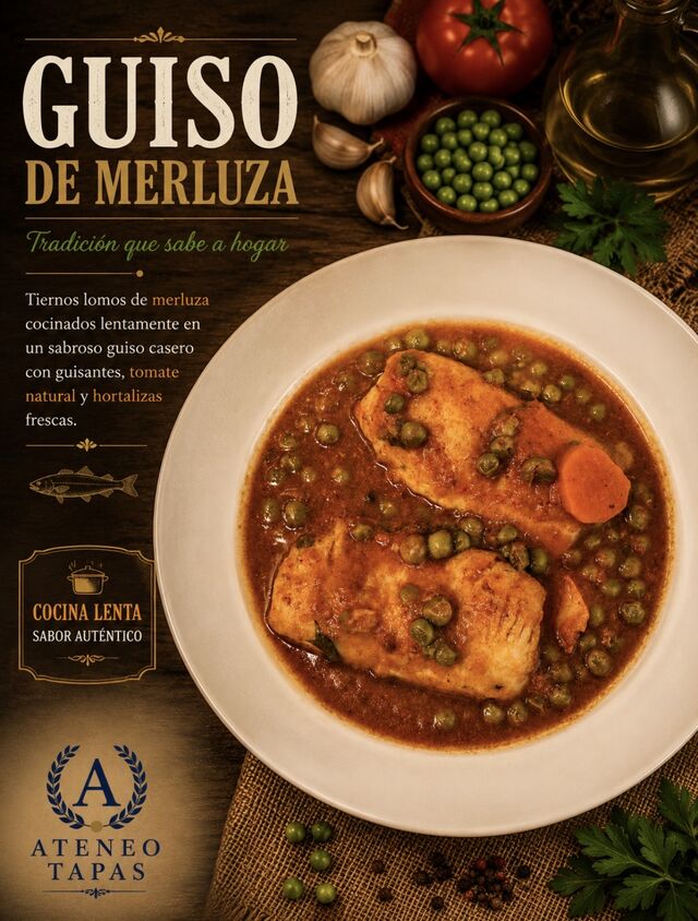 LOMO DE MERLUZA CON GISANTES