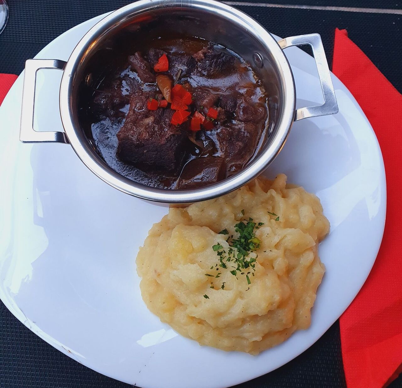 Bœuf bourguignon.