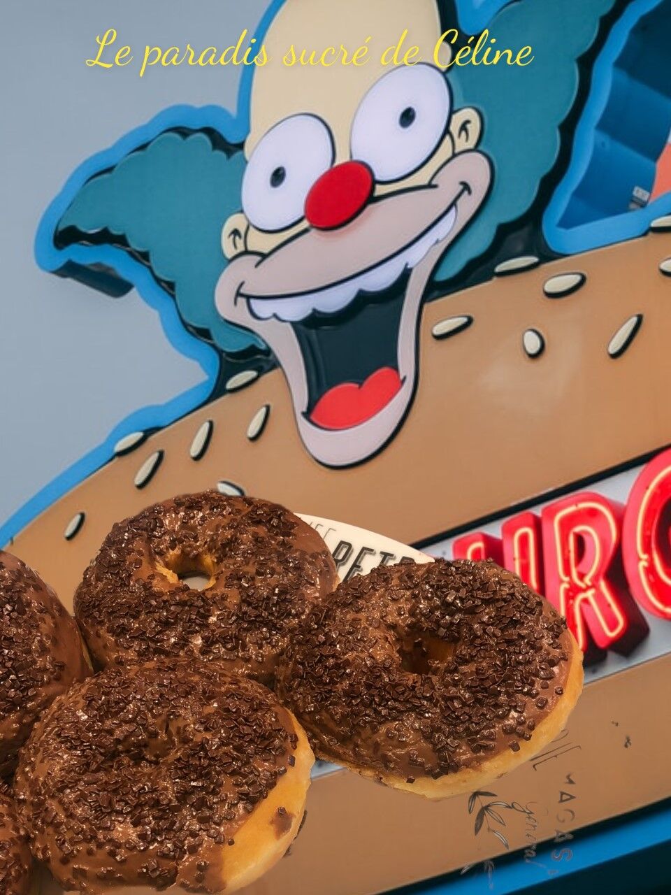 Donuts avec glaçage chocolat