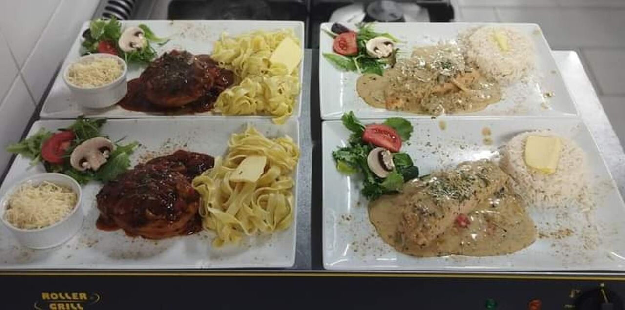 Osso boucco provençale et saumon à la crème