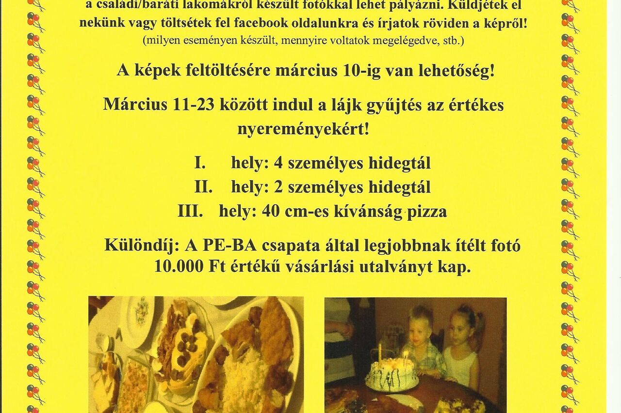 Születésnapi fotópályázat