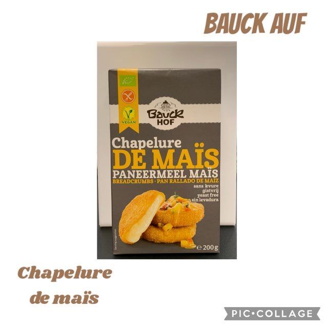 la chapelure de maïs Bauck Hof disponible en magasin !