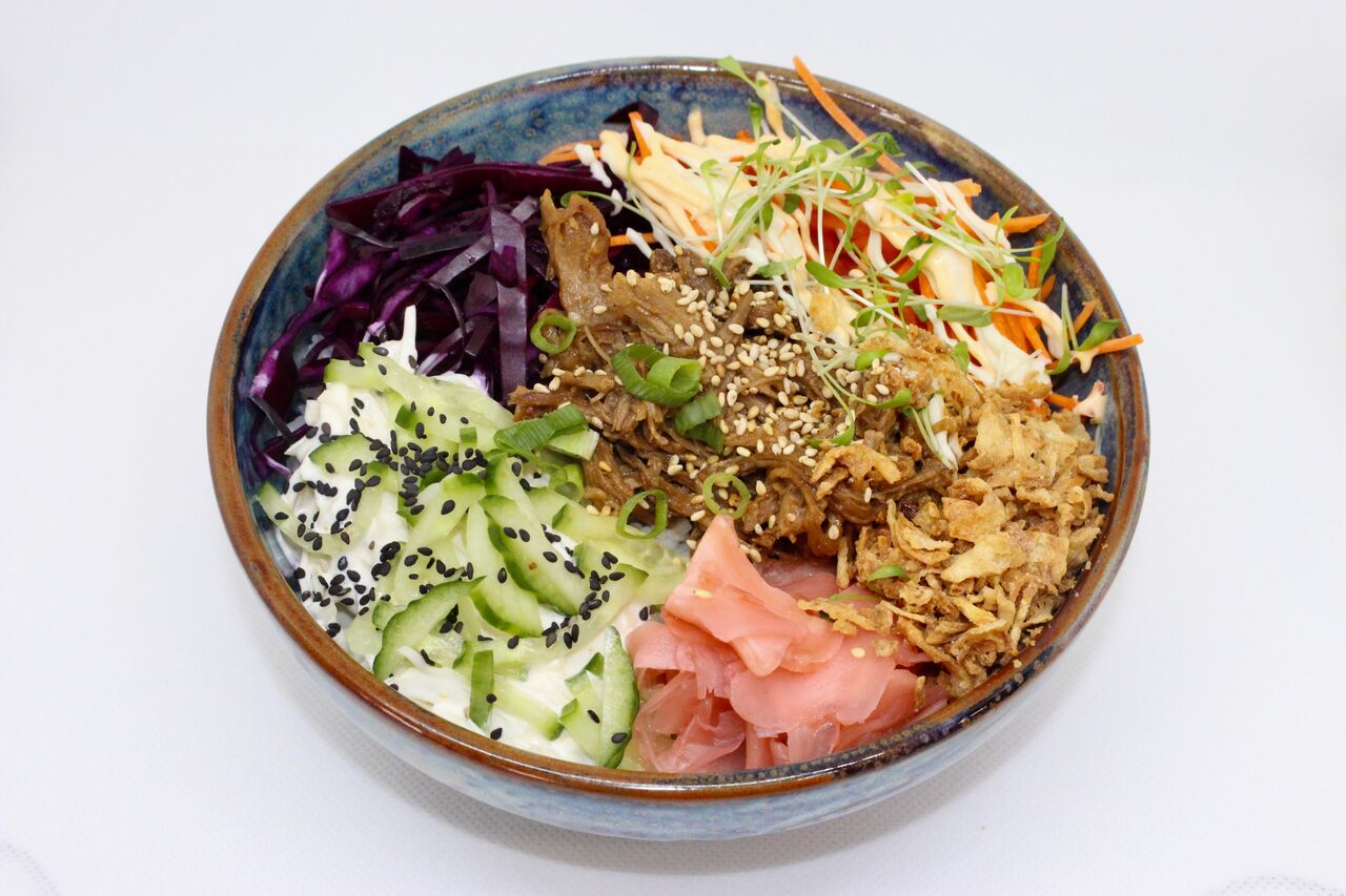 Pulled pork street bowl