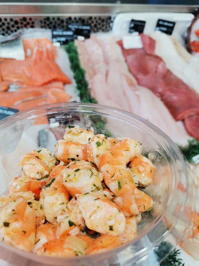 Crevettes marinées