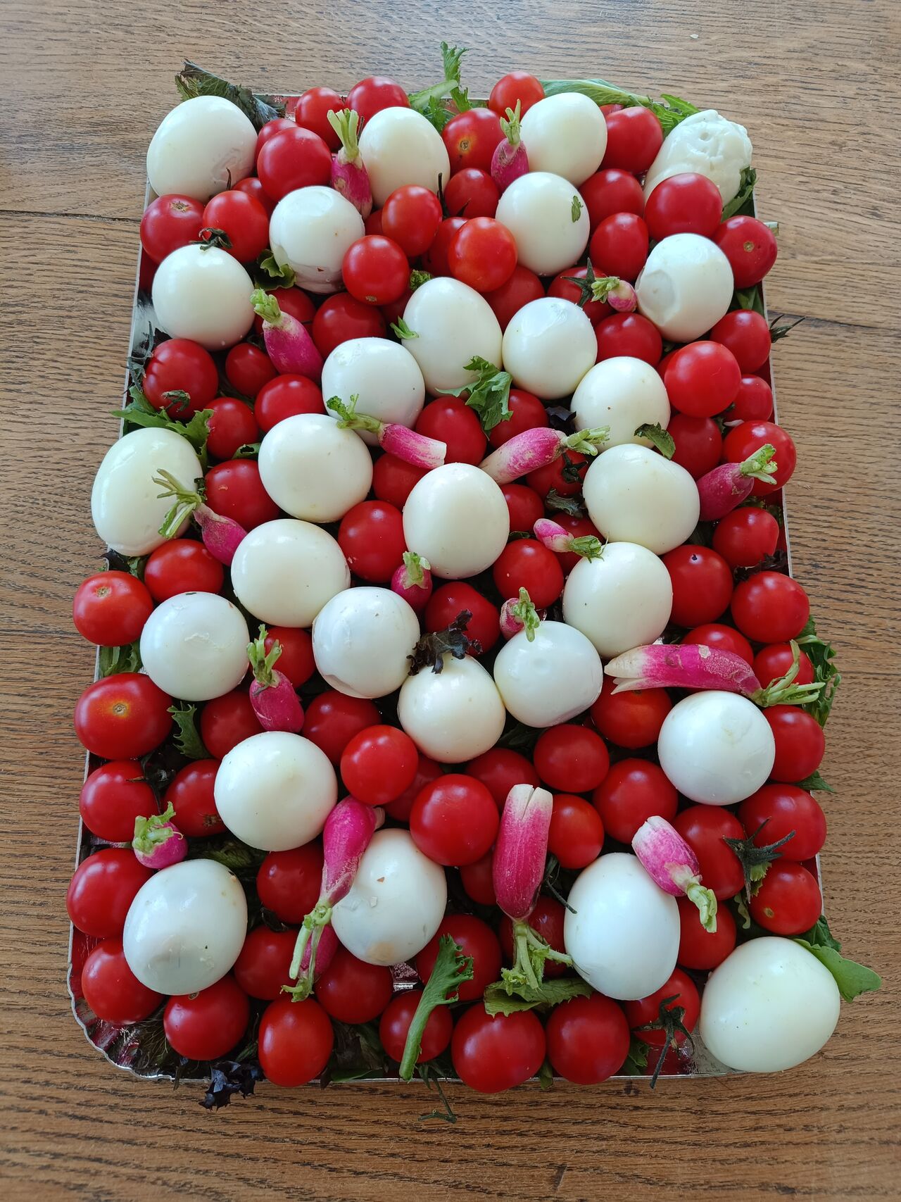 Légumes et oeufs