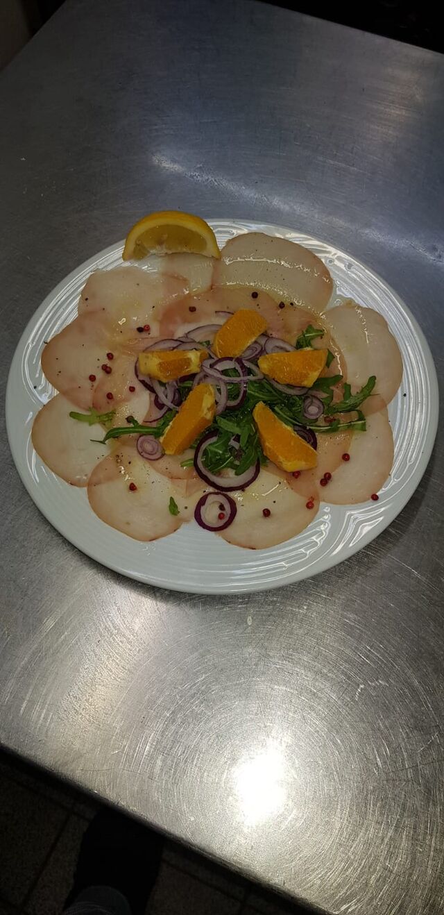 Lachscarpaccio