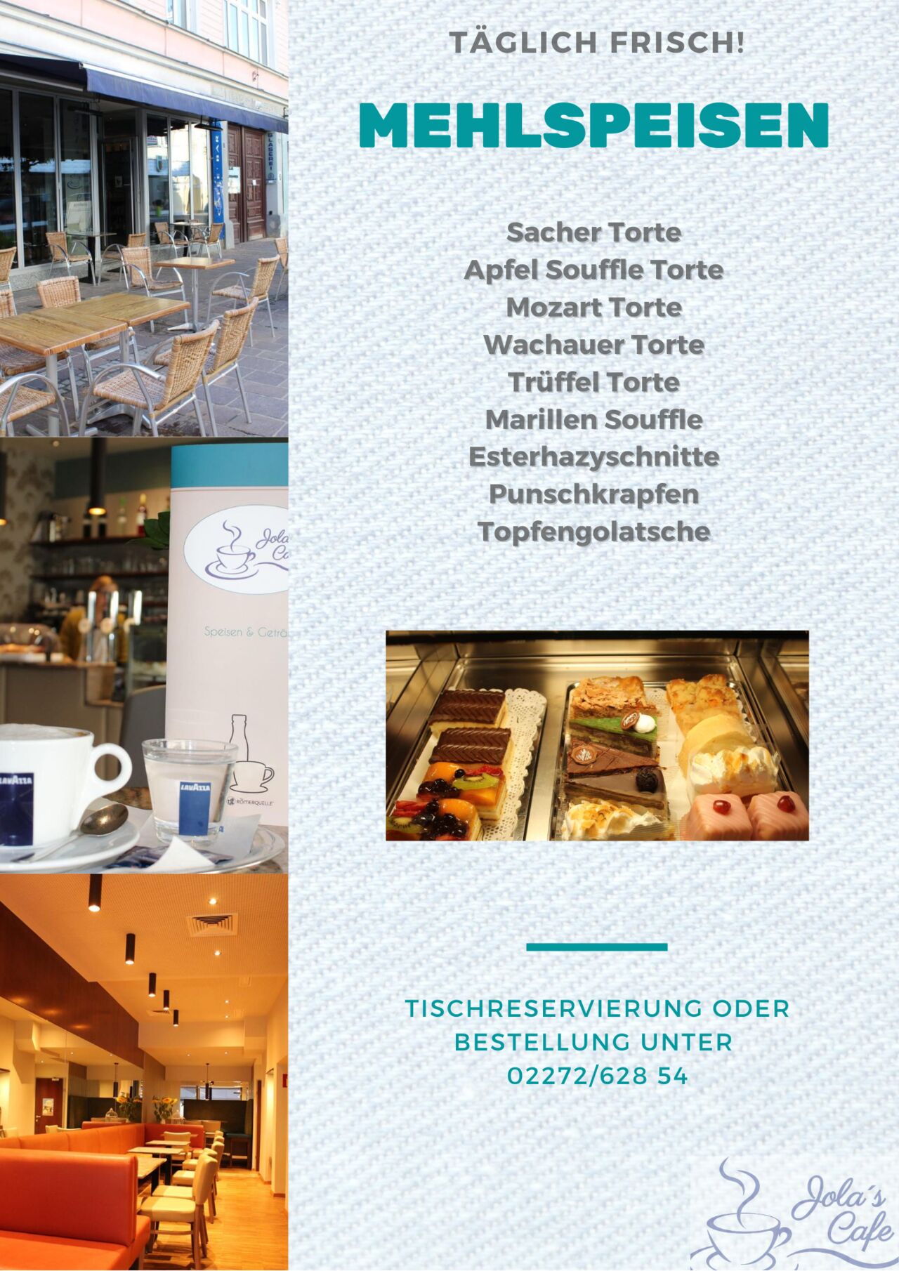 Unsere Mehlspeisen