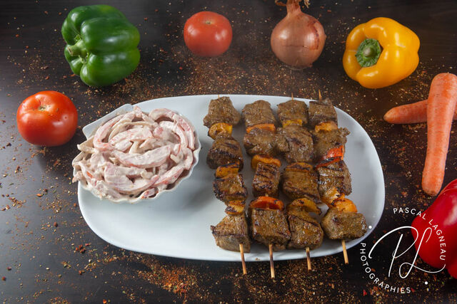 BROCHETTE DE BOEUF 