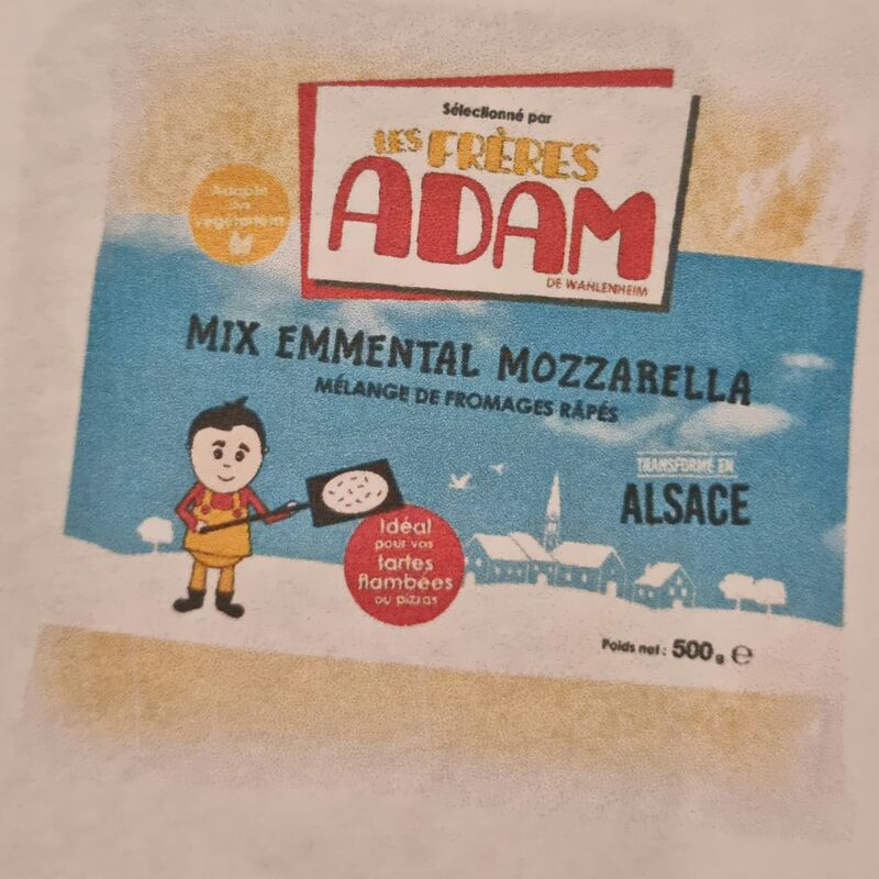 MIX Emmental Ferme Adam- 500gr - 4,90€