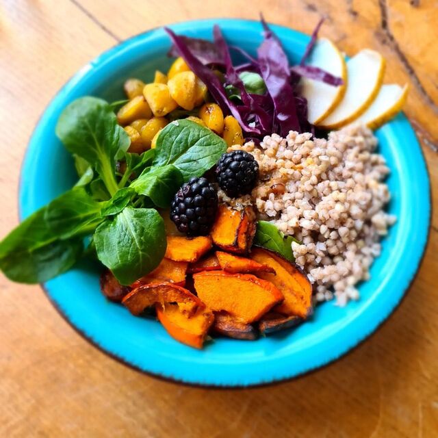 Buchweizein Kürbis Bowl