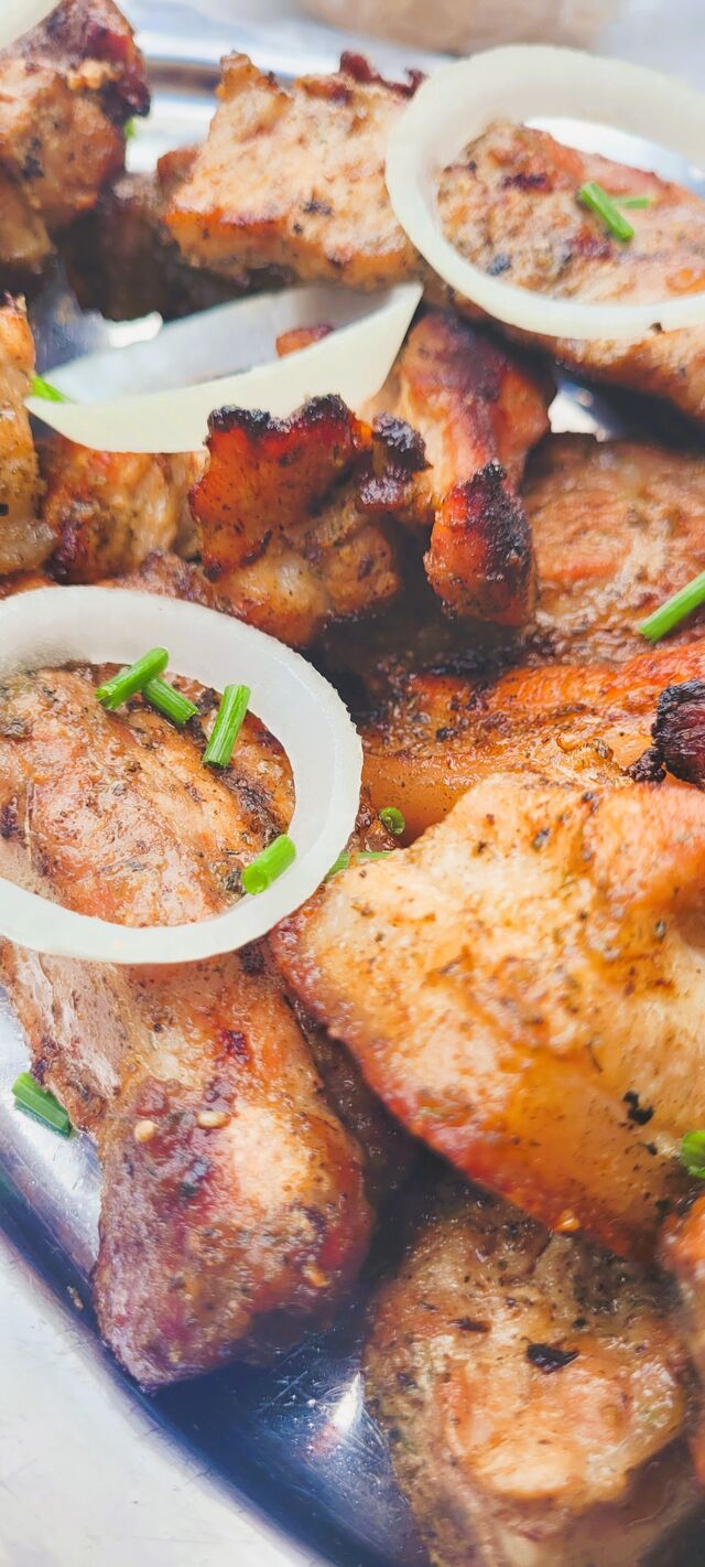 Porc braisé au barbecue 