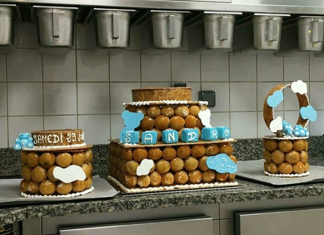 Pièce montée (en hauteur)