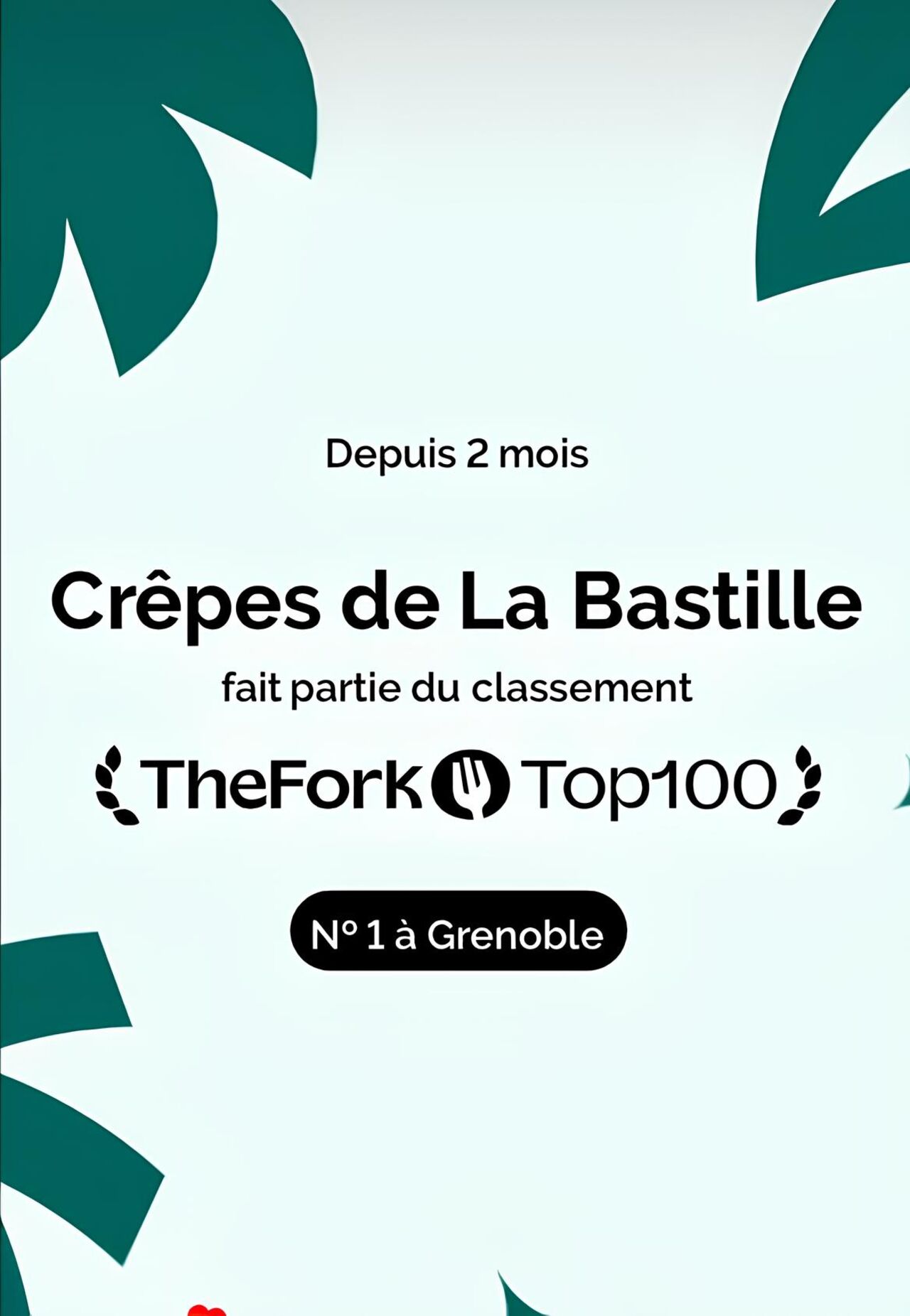 N°1 du classement TheFork