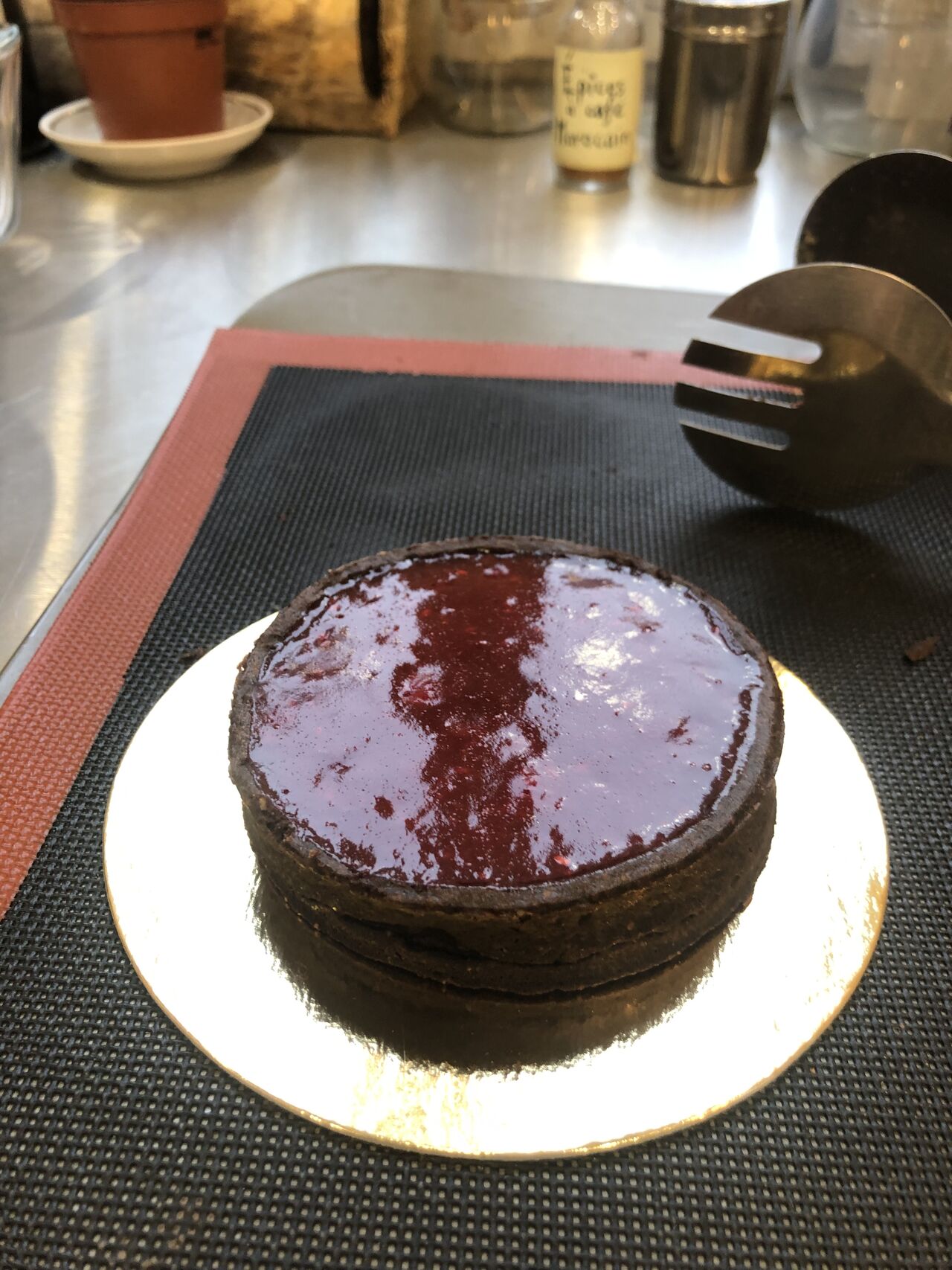  Tartelette aux framboises et au chocolat