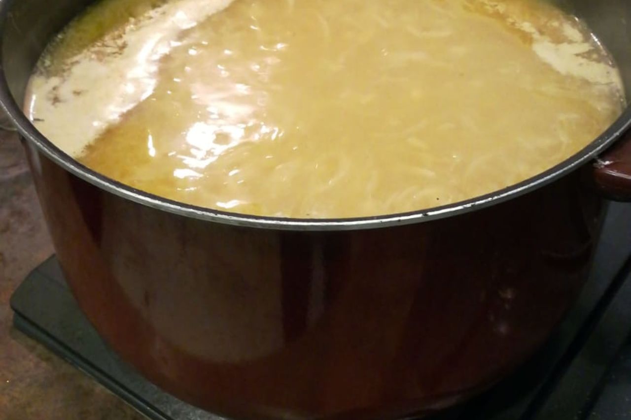 Velouté de Légumes et St Jacques à l'Ail