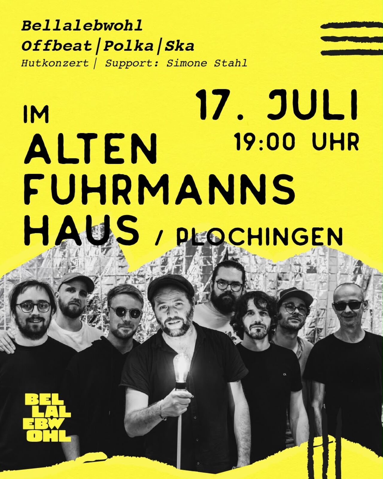 17.07.2026, Freitag: Bellalebwohl ab 19:00 Uhr