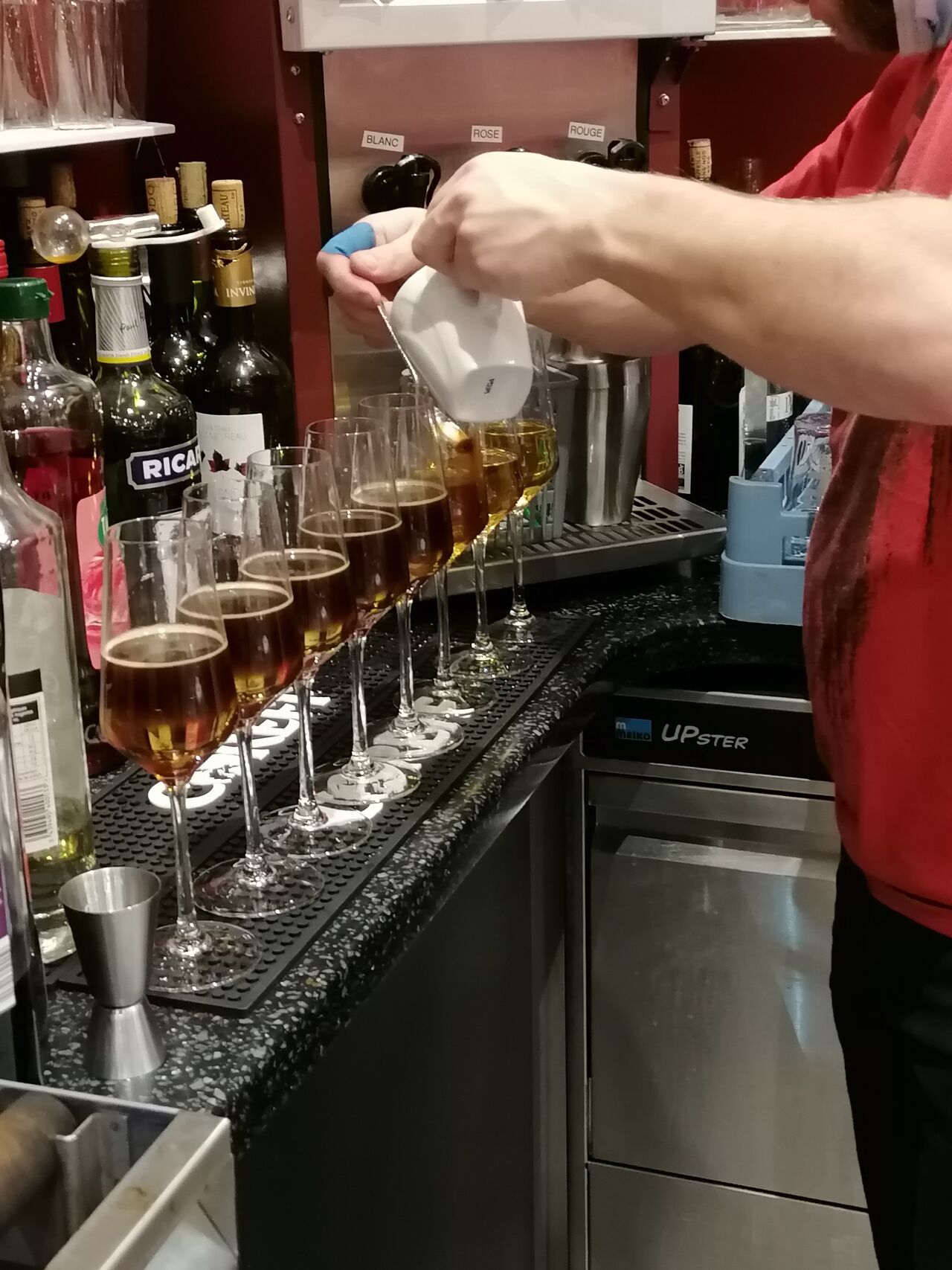 Préparation Irish Coffee
