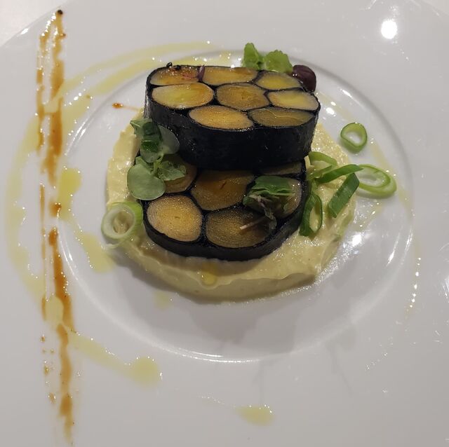 Maki de poireaux en mimosa