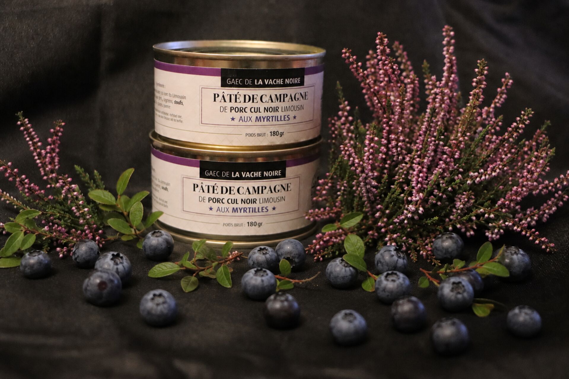 Pâté de campagne aux myrtilles