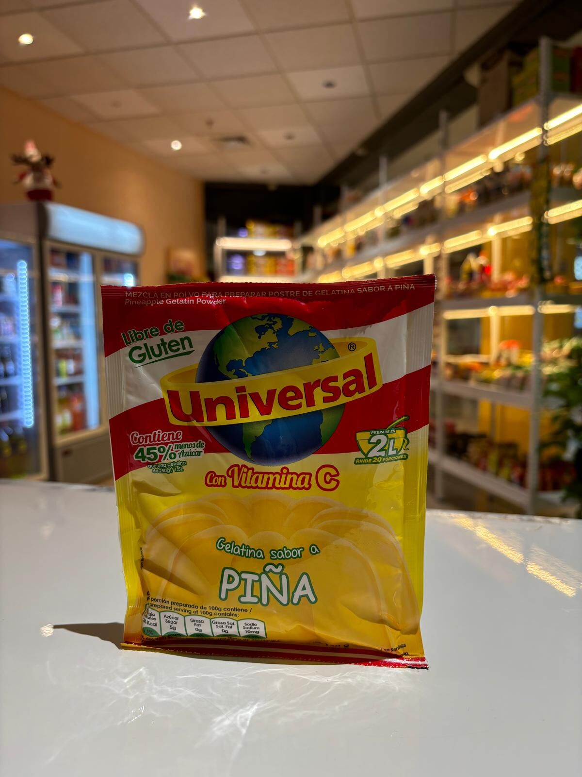 GELATINA SABOR A PIÑA