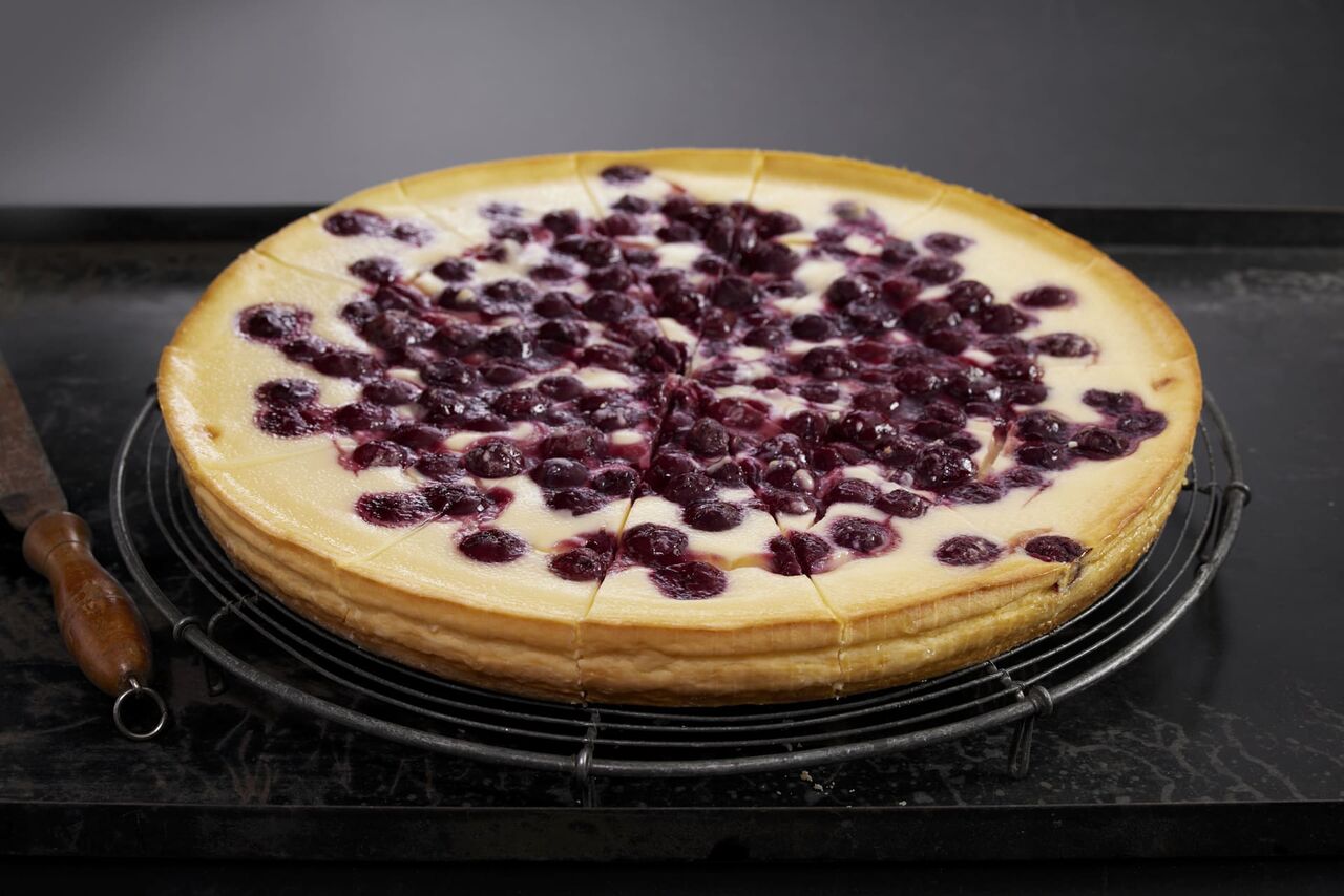 Käse-Kirschkuchen