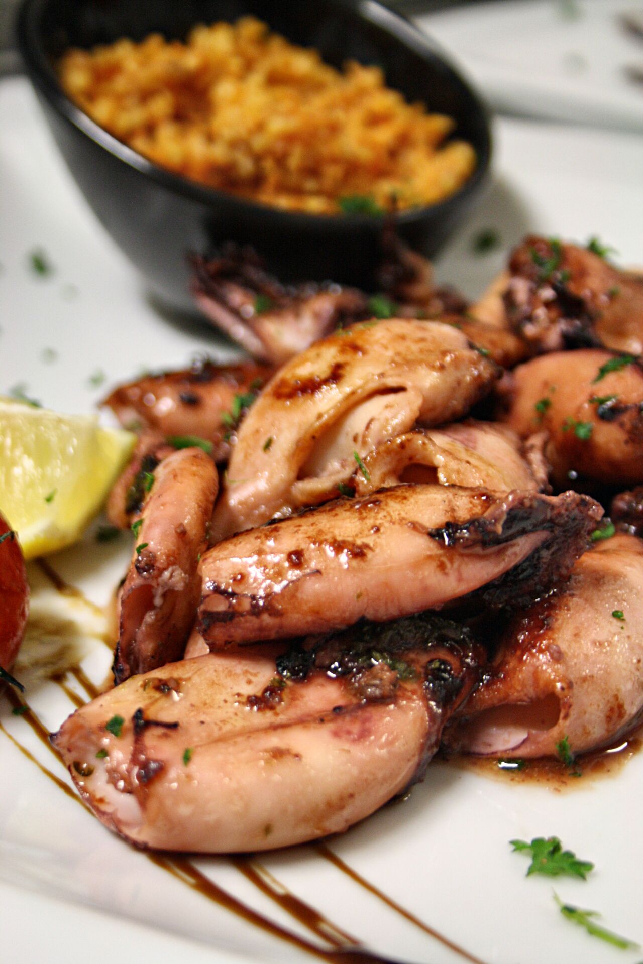 Calamars à la planxa