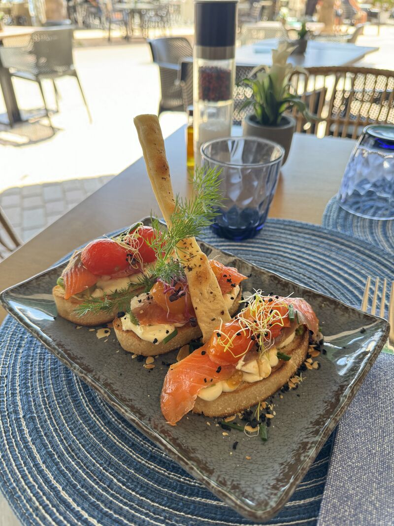 Bruschetta de Salmón 