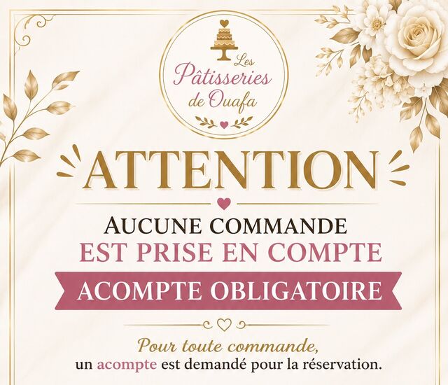 Acompte obligatoire 