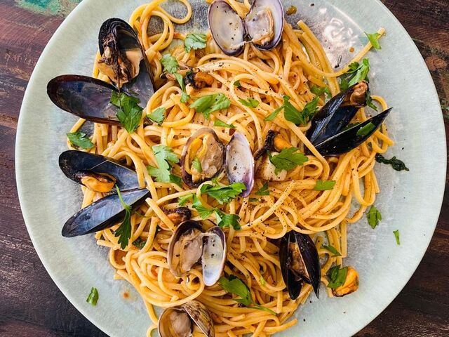 Linguine alle cozze e vongole